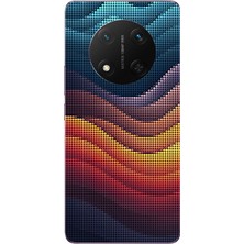 Le Balvo Honor Magic 7 Lite Uyumlu Noktalı Renkler Baskılı Silikon Kılıf