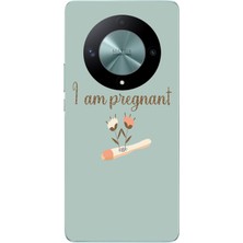Le Balvo Honor X9B Uyumlu I'm Pregnant Baskılı Silikon Kılıf