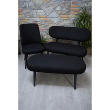Bench ve Puf Takımı Kılıf Seti - 2 Sandalye, 1 Bench, 1 Puf Örtüsü Kılıfteks