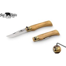 Antonini Old Bear 9cm Zeytin Ağacı Saplı L Çakı