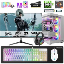Xaser Star X360 Ryzen 5 7500F 32GB Ram 1tb M.2 Nvme SSD 16GB RTX5060TI 27" 300Hz Oyuncu Bilgisayarı