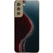 Le Balvo Samsung Galaxy S21 Fe Uyumlu Sonbahar Yolu Baskılı Silikon Kılıf