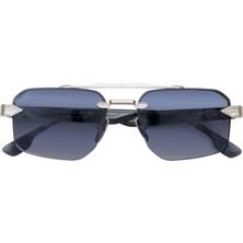 Unique Design Milano The Bright Gümüş Gri Unisex Güneş Gözlüğü