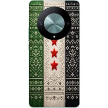 Le Balvo Honor X9B Uyumlu Suriye Bayrağı Dokuma Baskılı Silikon Kılıf