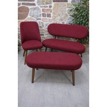 Bench ve Puf Takımı Kılıf Seti - 2 Sandalye, 1 Bench, 1 Puf Örtüsü Kılıfteks