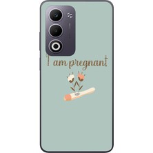 Le Balvo Oppo A5 4g Uyumlu I'm Pregnant Baskılı Silikon Kılıf
