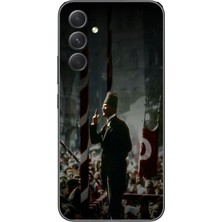 Le Balvo Samsung Galaxy A54 Uyumlu Atatürk Hitap Ediyor Baskılı Silikon Kılıf