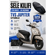 Motobros Motosiklet Sele Kılıfı Tvs Jupiter Uyumlu Su Geçirmez Scooter Motor Koltuk Koruma Kılıfı Koltuk Örtüsü