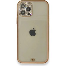 Uravas Store Iphone 12 Pro Kılıf Liva Taşlı  - Pembe