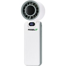 Fegel FG-52 Bluetooth Hoparlör Fan 6000mAh Şarjlı Led Fenerli Askı Aparatlı