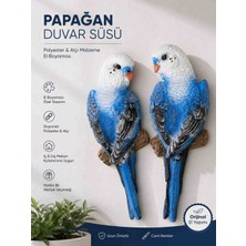 Mon Amours Papağan Duvar Süsü Renkli