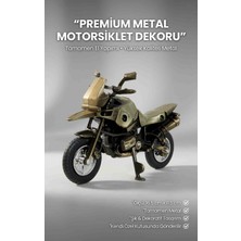 Wolawood Antika Esintili Metal Sanatı: Özel El Yapımı~klasik Macera Motosikleti Modeli & Dekoratif Full Ağır Metal Alaşım Hediyelik Biblo Motor