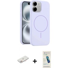 Marsilyan™- iPhone 11 Kılıf Yankı Form Serisi - Şeffaf Pasifik Cam Ekran Koruyucu + Renkli Kamera Lens Koruma Cam - Pe