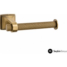 System Banyo Aksesuarları Sparklıne Tuvalet Kağıtlığı Mat Saten  Antik (BA1014 002 Abm)