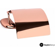 System Banyo Aksesuarları  Dorado Kapaklı Tuvalet Kağıtlığı Rose (BA1020 010 Rs)
