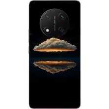 Le Balvo Honor Magic 7 Lite Uyumlu Bulut  Yansıması Baskılı Silikon Kılıf
