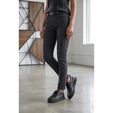 Ayakkabı Fuarı Elit MSL051 Kadın Hakiki Deri Casual Ayakkabı Siyah
