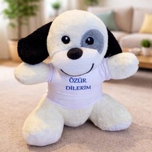 Yefking Özür Dilerim Tişörtlü Sevimli Benekli Peluş Köpek