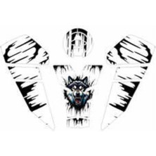 Medi Pazarlama Yamaha MT-25 Tank Pad Seti YAMT25WW 2020-2026 Uyumlu Karbon Koruyucu Pad Seti