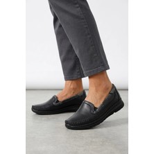 Forelli 29423 Laden-G Kadın Hakiki Deri Casual Ayakkabı Siyah