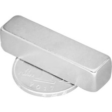 Dünya Magnet 1 Adet 30MM x 10MM x 10MM Süper Güçlü Neodyum Mıknatıs (Tekli Paket)
