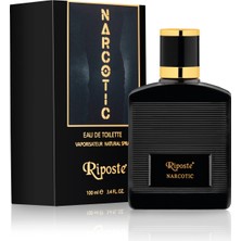 Riposte Narcotic 100 ml Erkek Parfüm EDT Aromatik Baharatlı Koku ile Hediye Seçeneği