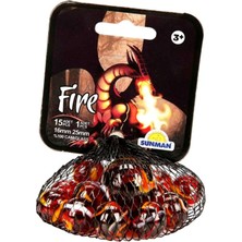 Şeker Adası Filede Kaliteli Dragonlar Renkli Misket 4 / Ateş Fire