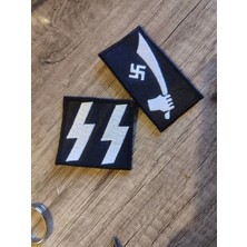 Özden Nakış Yaka Patch Waffen Ss Cırtlı