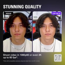 Mabeyn Cam Link 4k, Harici Kamera Yakalama Kartı, ile Akış ve Kayıt, Video Kamera, Video Konferans, Ev Ofis, Oyun, Obs, Yakınlaştırma, Ekipler, Pc/mac Için 1080P60 Webcam Olarak Actioncam