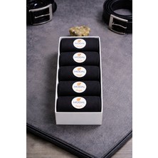 Midlora Erkek Modal Soket Çorap 10’lu Set (40-44 Numara) Siyah & Lacivert Terletmez Dikişsiz Yumuşak Çorap (Siyah)