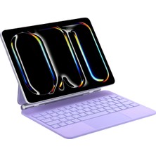 Fogy  Ipad (A16) 10.nesil 2022/2025 Uyumlu X8 Magic Touchpad Işıklı Türkçe Q Klavyeli Kılıf A3355 A3354