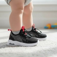 Tuğba Ortopedi 128 Bebek Lastikli Triko Işıklı Rahat Sneaker