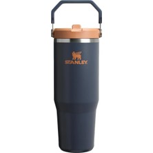 Stanley Pipetli Termos Bardak Lacivert (Twilight) 0.89 Litre Paslanmaz Çelik Kolay Temizlenebilir