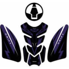 Medi Pazarlama Mondial Drift L Tank Pad MOL125SL 2025-2026 Uyumlu Karbon Koruyucu Pad