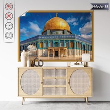 Akıllı Kağıt Mescid-I Aksa Tablo - Poster Dini (Model- 38)