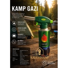Kalemhane Kamp Gazı ve Ateşleyici Başlık - Ocak Kartuş 400 ml Yerli Üretim