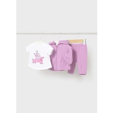 Mayoral Kız  Bebek 3lü Eşofman  - Mayoral  - Lila - 18-Ay - 1826-LİLA-18-AY