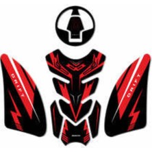 Medi Pazarlama Mondial Drift L Tank Pad MOL125SR 2025-2026 Uyumlu Karbon Koruyucu Pad