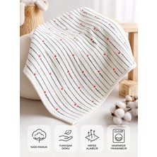 Suvera Store Mom & Dad Baskılı Çift Katlı Bebek Battaniyesi