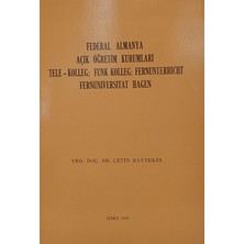 Kişisel Yayınlar Federal Almanya Açık Öğretim Kurumları - Çetin Baytekin - 2.el Kitap