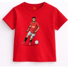Rabona Fashion Bruno Fernandes Red Maestro Futbol Tişörtü Yetişkin ve Çocuk Beden (Seçenekli)