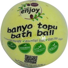 Uravas Store Lı El Yapımı Banyo Küvet Topu Sabunu Sarı 90-120 gr