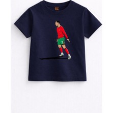 Rabona Fashion Cristiano Ronaldo Portugal Celebration Futbol Tişörtü Yetişkin ve Çocuk Beden (Seçenekli)