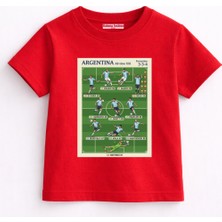 Rabona Fashion Arjantin All Star Kadro T-Shirt Yetişkin ve Çocuk Beden ( Seçenekli )