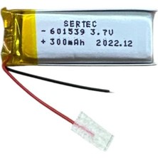 sbodurhome 601539 3.7V 300 Mah Li-Polymer Pil (DEVRELI/1.5A)