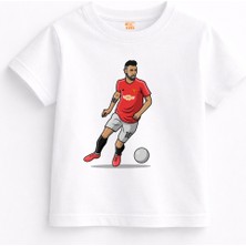 Rabona Fashion Bruno Fernandes Red Maestro Futbol Tişörtü Yetişkin ve Çocuk Beden (Seçenekli)