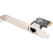 Digitus Gigabit Ethernet Ağ Kartı - 1 RJ45 Port - Pci Express - Realtek RTL8111H - Düşük Profil Yuva