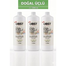 OBST Sıvı Çamaşır Sodası Halı Tül Perde Giysiler Için Doğal Temizlik 3'lü Paket  (3 x 1 L)