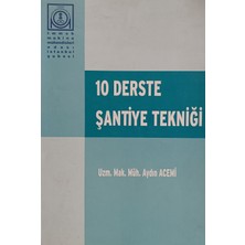 Kişisel Yayınlar 10 Derste Şantiye Tekniği - 2.el Kitap