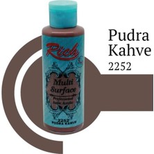 Mey İthalat Mey Ithalat® Rich Multi Surface 2252 Pudra Kahve Akrilik Boya 120 cc